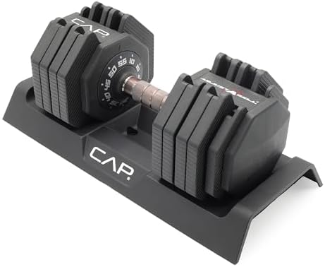 Adjustable Barbell 55 lb Hex Dumbbell Weights - Singles & Pairs | Multiple Handle Options | Fitness Enthusiasts | Home G