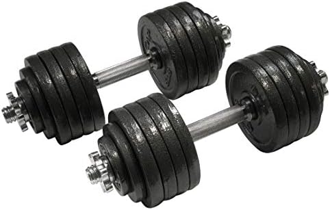 CAP Barbell Adjustable Dumbbell Weight Set for Home Gym Fitness Lovers | Ideal for Home Workouts and Muscle Building |