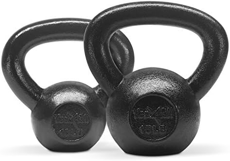 Yes4All Kettlebell Sets, Strength Training Kettlebells, Multi-Level from Beginners to Pros, Home Gym, Cast Iron, Wide Ha