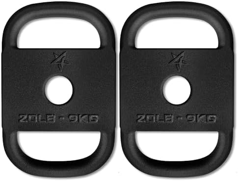 Yes4All 20 LB Rucking Weight with Upgraded Handle for Strength Training - Weighted Walking, Lifting & Tactical Fitness