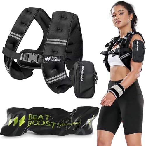 Weighted Vest for Women 20 lb Weight Vest with Ironsand for Walking Strength Training Running Workout