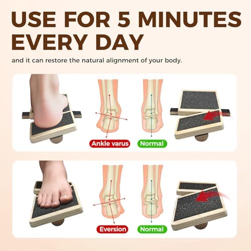 Ankle Balance Board for Stability Training and Posture Correction - Home Gym Essential for Single Leg Exercise | Ankle