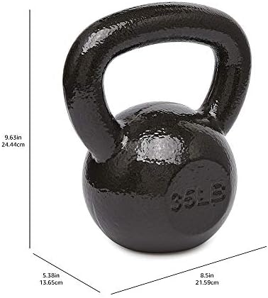 Amazon Basics Cast Iron Kettlebell for Home Gym Fitness Lovers at Home Workout | Amazon Basics Cast Iron Kettlebell for