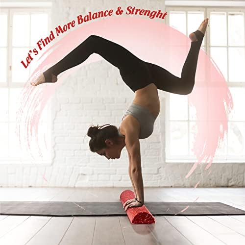 Yes4All High-Density EPP Half Round Back Roller Foam - Yoga, Pilates & Stretching - 12, 18, 24, 36 inch Yes4All High-D