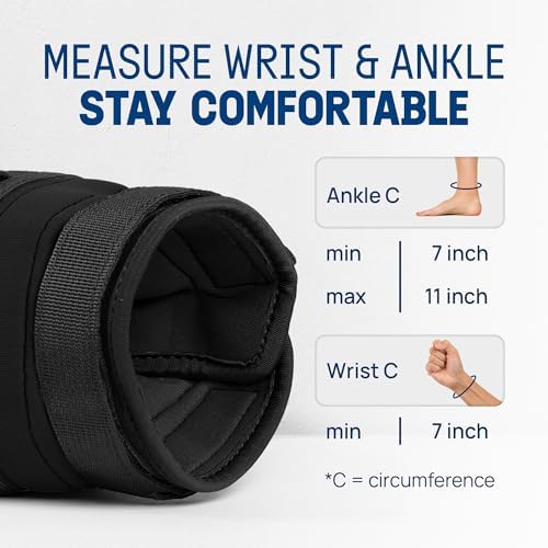 Yes4All Adjustable Wrist & Ankle Weights - Fitness & Strength Training for Women & Men, Versatile Colors - |5 LB Pair, P
