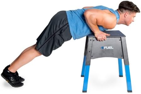 Fuel Pureformance Adjustable Plyometrics Box for Home Gym Enthusiasts, Fitness Athletes, Home Workouts, Adjustable Diffi