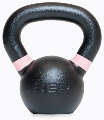 REP Fitness Adjustable Single Kettlebells, Cast Iron, Strength Training for Men and Women, Home Gym Equipment, 5lb to 50