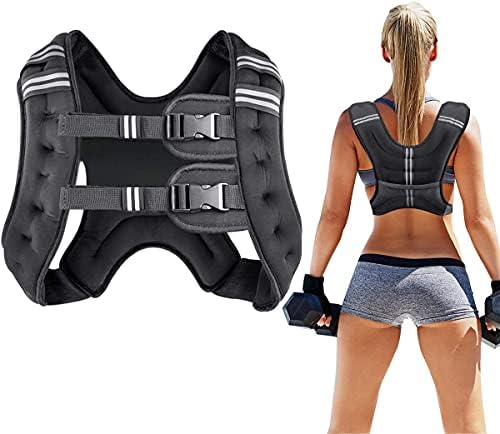 Prodigen Weighted Vest for Women and Men 8 12 16 20 25 30 Lbs for Strength Training and Cardio