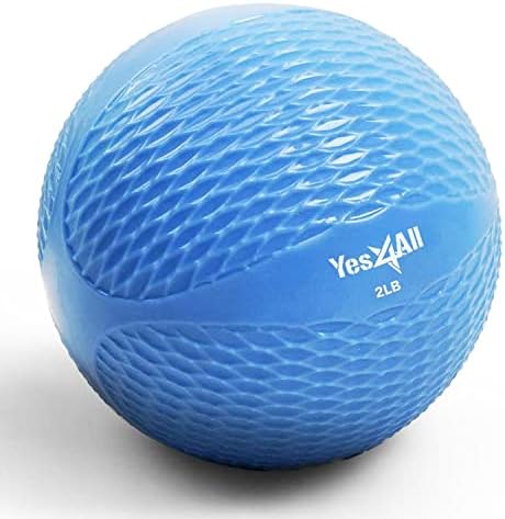 Yes4All Weighted Toning Balls for Exercise and Pilates | Yes4All Soft Medicine Balls for Balance and Flexibility Traini