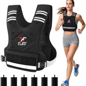 FUFF Adjustable Weight Vest for Women and Men | Women's Weighted Vest 20-32 Lb for Strength Training | Adjustable Weigh