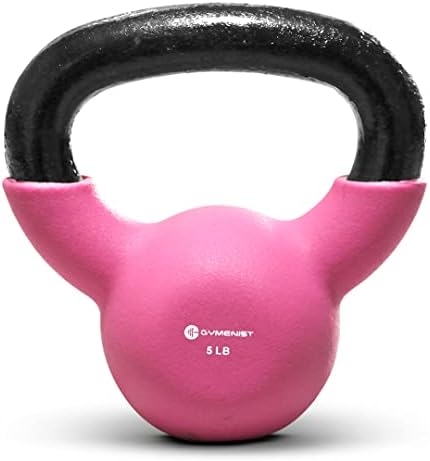 GYMEНИST Adjustable Iron Kettlebell with Neoprene Grip for Gym and Home Fitness Lovers | GYMEニST Kettlebell Weights wit