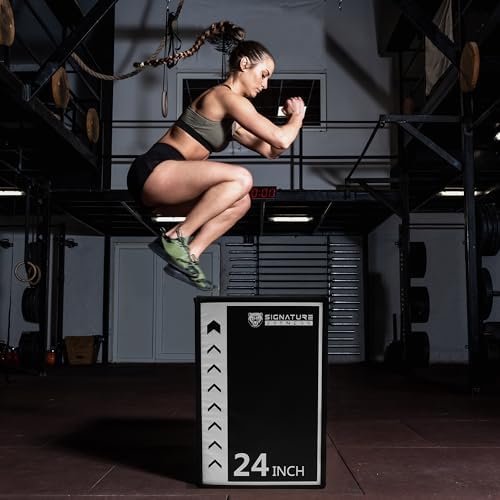 Fitvids Foam Plyo Box for Home Gym Training | 3-in-1 Box Jump Platform | Fitness Workout Exercise | Multiple Colors
