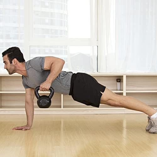 JFIT Cast Iron Kettlebell Weights for Fitness Training, Home Gym Enthusiasts, Full Body Workout, 40 LB | JFIT 40 LB Cas