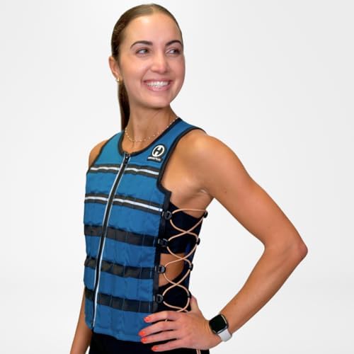 HYPERWEAR Hyper Vest ELITE - Adjustable Weight Vest - Stretch CORDURA® Fabric - Zipper Thin Steel Weights - Running & St