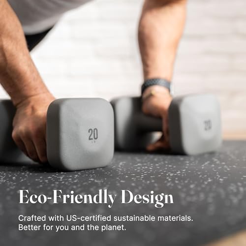 SafeGrip Square Dumbbells Anti Slip Handles for Home Workouts | WeGym SafeGrip Square Dumbbells Stable Design Prevents