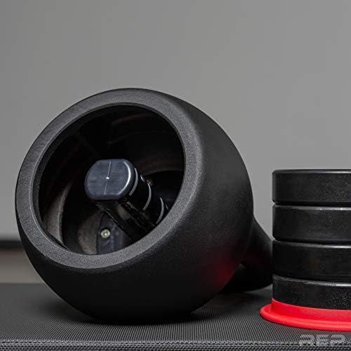 REP Fitness Adjustable Kettlebell | Strength Training Equipment for Home Gym | Compact Steel Bell with Ergonomic Handle