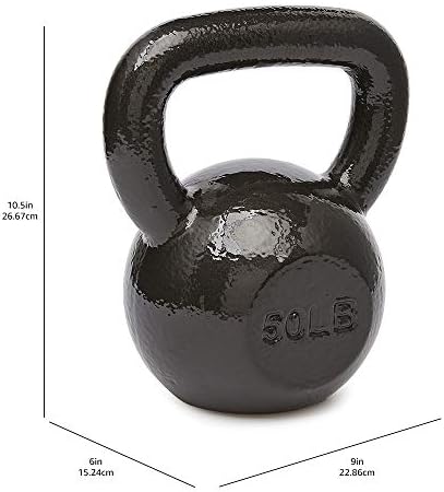 Amazon Basics Cast Iron Kettlebell for Home Gym Fitness Lovers at Home Workout | Amazon Basics Cast Iron Kettlebell for