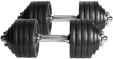CAP Barbell Adjustable Dumbbell Weight Set for Home Gym Fitness Lovers | Ideal for Home Workouts and Muscle Building |