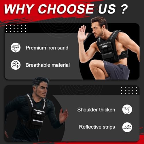 Men and Women Adjustable Weighted Vest 30lbs for Strength Training and Running Women Adjustable Weighted Vest 30lbs wi