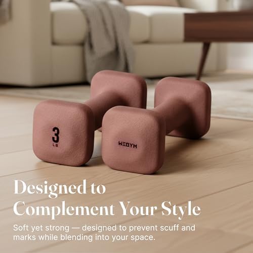 SafeGrip Square Dumbbells Anti Slip Handles for Home Workouts | WeGym SafeGrip Square Dumbbells Stable Design Prevents