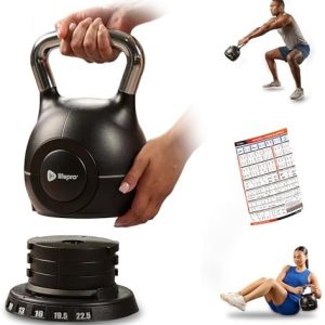 LifePro Adjustable Kettlebells – 2|5 lb Strength Training Weight Set for Full-Body Fitness Workouts LifePro Adjustable