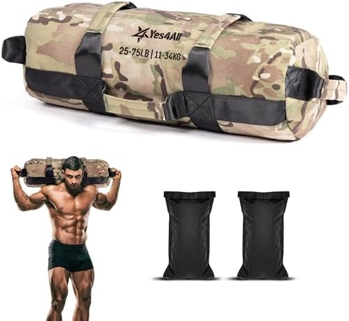 Yes4All Adjustable Sand Bags for Workout, Ideal for Home Gym and Fitness Lovers, Multiple Colors and Sizes Available (5