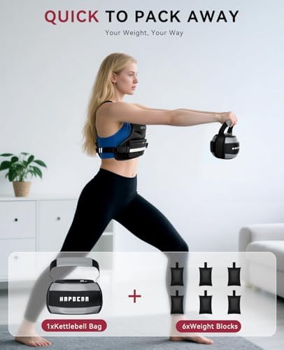 HAPBEAR Adjustable Weighted Vest for Men and Women HAPBEAR Adjustable Weighted Vest for Workout and Strength Training HA