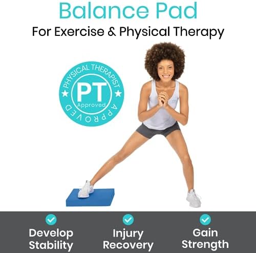 Vive Balance Pad - Foam Large Yoga Mat for Stability Training and Rehabilitation | Vive Balance Pad - Perfect Chair Cus