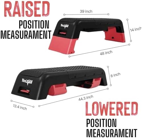 Yes4All Multifunctional Aerobic Deck for Cardio Workouts and Strength Training | Yes4All Versatile Fitness Station Weig