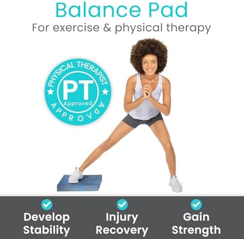 Vive Balance Pad - Foam Large Yoga Mat for Stability Training and Rehabilitation | Vive Balance Pad - Perfect Chair Cus