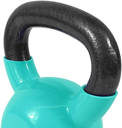 Yes4All Kettlebell, Stable Flat Bottom Kettlebell, Cast Iron Sets for Full Body Workout, Push Up, Grip Strength Training