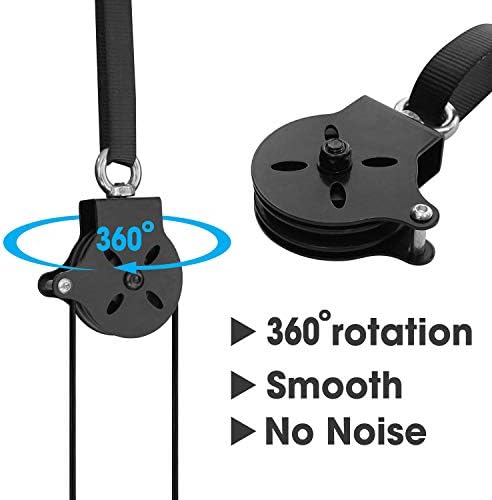 Yes4All Lat Pulldown Attachments Row Handles Tricep Rope Load 880LB Home Gym | Yes4All Cable Machine Accessories V Bar