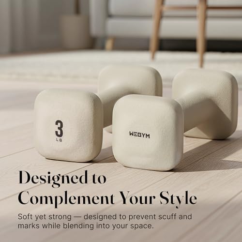 SafeGrip Square Dumbbells Anti Slip Handles for Home Workouts | WeGym SafeGrip Square Dumbbells Stable Design Prevents