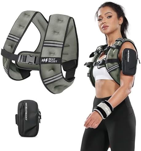 Weighted Vest for Women 20 lb Weight Vest with Ironsand for Walking Strength Training Running Workout