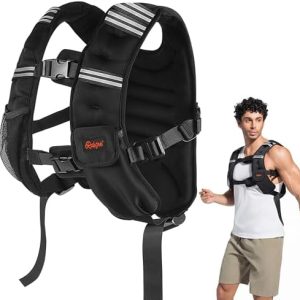 Odorless Weighted Vest 12lbs/16lbs/20lbs/30lbs/40lbs for Woman Men Running Walking Exercise Strength Training