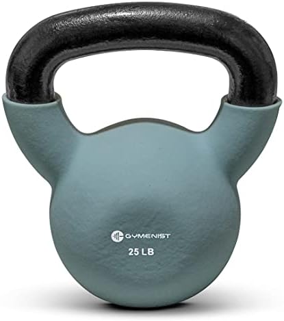 GYMEНИST Adjustable Iron Kettlebell with Neoprene Grip for Gym and Home Fitness Lovers | GYMEニST Kettlebell Weights wit