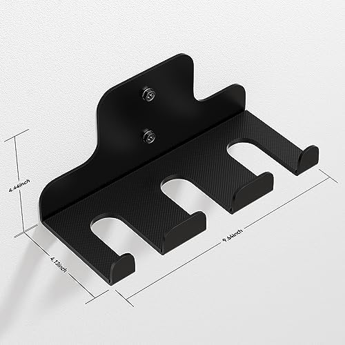 Olympic Barbell Hanger, Garage Gym Bar Wall Rack, Space Saving Home Gym Accessory