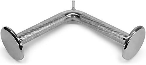 Yes4All Cable Machine Attachment Row Handles Tricep Rope Straight Bar V Bar LAT Pulldown Accessories 880 LB for Home Gy