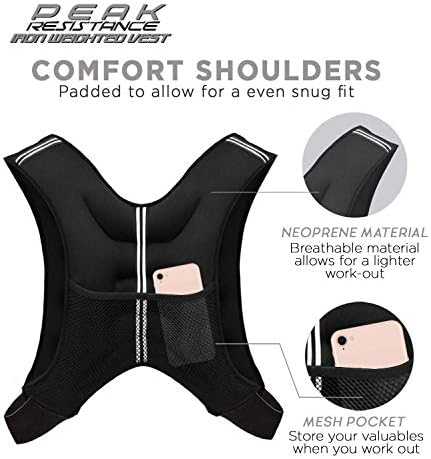 Aduro Sport Weighted Vest Workout Equipment, 20lbs Body Weight Vest for Men, Women, Kids Aduro Sport Weighted Vest Worko