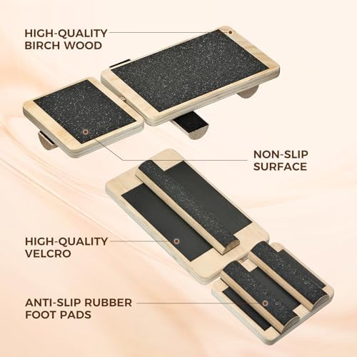 Ankle Balance Board for Stability Training and Posture Correction - Home Gym Essential for Single Leg Exercise | Ankle