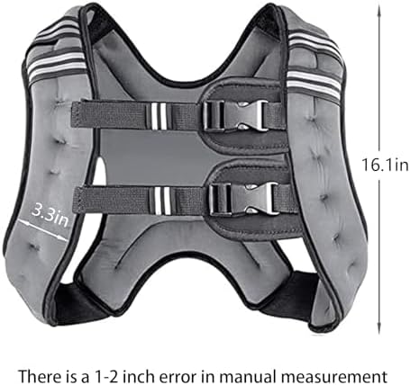 Prodigen Weighted Vest for Women and Men 8 12 16 20 25 30 Lbs for Strength Training and Cardio