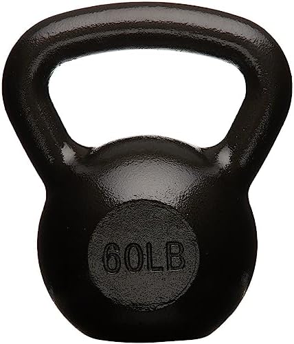 Amazon Basics Cast Iron Kettlebell for Home Gym Fitness Lovers at Home Workout | Amazon Basics Cast Iron Kettlebell for