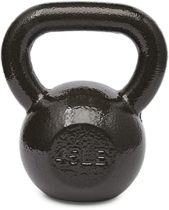 Amazon Basics Cast Iron Kettlebell for Home Gym Fitness Lovers at Home Workout | Amazon Basics Cast Iron Kettlebell for