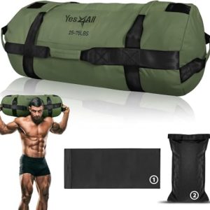Yes4All Adjustable Sand Bags for Workout, Ideal for Home Gym and Fitness Lovers, Multiple Colors and Sizes Available (5