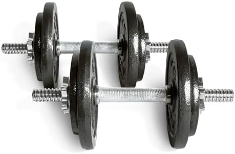 CAP Barbell Adjustable Dumbbell Weight Set for Home Gym Fitness Lovers | Ideal for Home Workouts and Muscle Building |