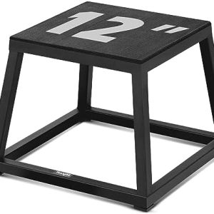 Yes4All Metal Plyometric Box for Home Gym Workout | Yes4All 550lbs Capacity Plyo Jump Platform | Yes4All Pre-Assembled