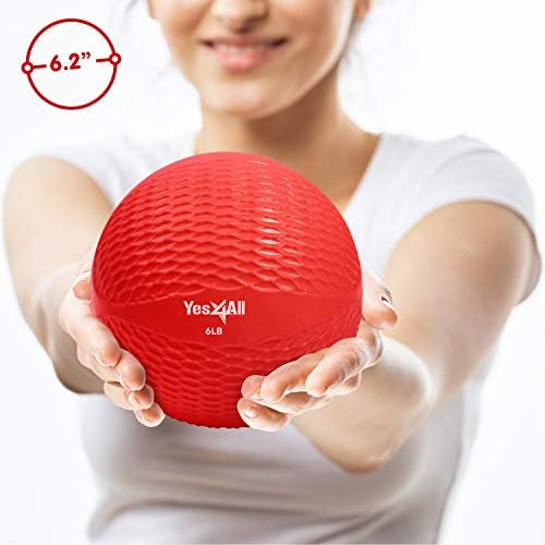 Yes4All Weighted Toning Balls for Exercise and Pilates | Yes4All Soft Medicine Balls for Balance and Flexibility Traini