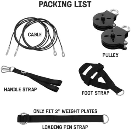 Yes4All Cable Machine Attachment Row Handles Tricep Rope Straight Bar V Bar LAT Pulldown Accessories 880 LB Load for Ho