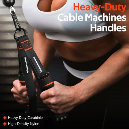 Renranring Replacement Handles for Gym Cable Machines - Strong & Durable Exercise Accessories for Home and Commercial U