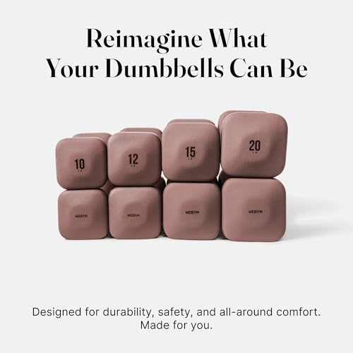 SafeGrip Square Dumbbells Anti Slip Handles for Home Workouts | WeGym SafeGrip Square Dumbbells Stable Design Prevents